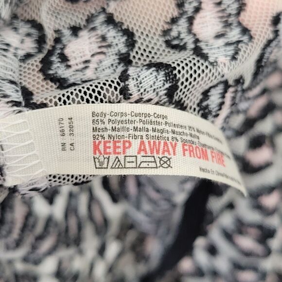 Free People Call Me Sometime  Long Sleeve Bodycon Mesh Dress - Picture 4 of 4